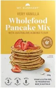 Mt. Elephant Wholefood Very Vanilla Pancake Mix, 5x230g