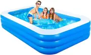Kids Inflatable Playing Pool, 180Cm Giant Inflatable Deep Pool, Shallow Pool Kid