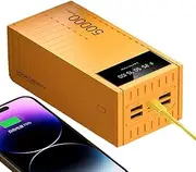 Banco Di Ricarica Da 66 W | Banco Di Ricarica Portatile | Powerbank Ricarica Rapida | Caricabatterie rapido con capacità 66 W 50000 mAh per telefono | Caricatore per telefono portatile Banca di ene