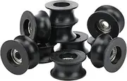 Zerodis 10 -Piece Bearing -timen Groove Guide Disk, Nylon, Which are Covered with Low Heat for Generation, Stable Power, Ideal for Engines and Gear Transmission Shaf