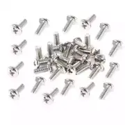 bnafes 55Pcs VESA Computer TV LCD Monitor Stand Bracket Mounting Screw M4x12mm