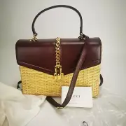 GUCCI - 1969 Sylvie wicker Bag