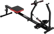 Genki Hydraulic Rowing Machine - Rowing Machine for Home Rowing Machine with 12-Level Resistance Multi Functional Rowing Machine Equipped with FitShow App Trainer, 150kg Maximum Load