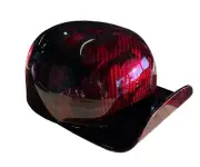 Custom HydroDipped CarbonFiber AmFlags Kandy Red 2.0Mikes ProLid novelty helmet