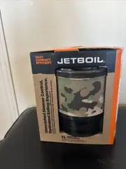 NEW JETBOIL MINIMO Camping and Backpacking Stove Cooking System Camo Sleeve