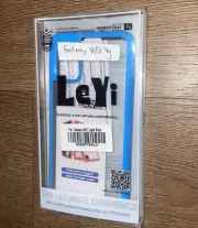 samsung galaxy A51 4g 2in1 shock proof clear light blue trim case cover A738