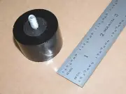 SORBOTHANE MOUNTABLE RUBBER SHOCK ABSORBING FOOT 1/4-20 THREAD SCREW ISO MOUNT