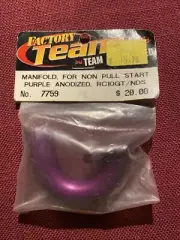 Team Associated 7759 Manifold Non Pull-Start RC10GT / NDS Purple Anodized rare