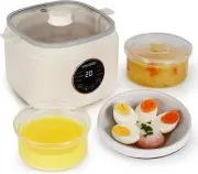 Electric Egg Cooker, 7 Egg Capacity for Hard & Soft Boiled Eggs, Egg Boiler