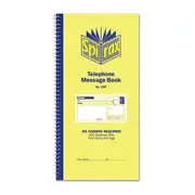 Spirax 550 Telephone Message Book 279X144mm Pk10