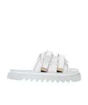 chunky sole slides 35 White
