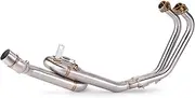 Tailpipe Muffler Full Exhaust System pipe middle pipe slip on motorcycle replacement exhaust exhaust tip(Type C)