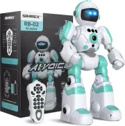 Kids Robot Toys, Remote Control Robot, Programmable Robot with Recorded Voice Mu