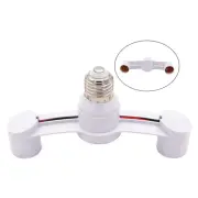 Bulb Socket Adapter E27 Splitter 2 Heads Lamp Base Converter Light Holder N S1I4
