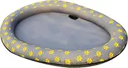 Pet Float Raft - Pool Raft Dog Float, Inflatable Swimming Water Ride | Inflatable Dog Floating Row Bed Pool, Inflatable Pool Float for Dogs and Puppies Large Contemporary Cat Swimming Pool