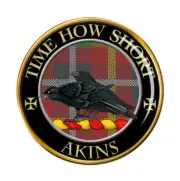 Akins Scottish Clan Pin Badge