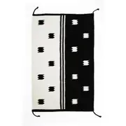 Archive New York Zapotec Colorblocked Geometric Handwoven Flatweave Wool Rug in Black at Nordstrom, Size 2Ft 0In X 3Ft 0In