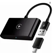 Carplay Wireless Adapter,Wireless CarPlay Adapter/Dongle,Plug & Play 5.8GHz WiFi