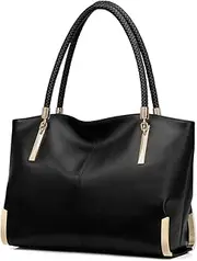[FOXER] Large Leather Tote Purses and Handbags for Women Designer Pocketbook Purse Lady Shoulder Handbag