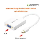 Mini Display Port To Vga+Audio Converter Cable (10437)
