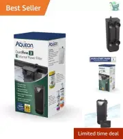 QuietFlow E Internal Power Filter for Aquariums Up to 3 Gallons, Multicolored