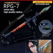 PUBG RPG ROCKET LAUNCHER TOY MILITARY COLLECTOR GUN KEYCHAIN MODEL RPG METAL AU