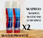2x WATERPROOF - Leather Suede Boots Shoe Jackets Fabric Bags Waterproofing spray
