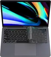 Soonjet TypeMaster Keyboard Cover for MacBook Pro 13 inch M2 2023, 2022, 2021 2020 M1 A2338 A2289 A2251&Compatible with MacBook Pro 16 2020 2019 A2141 Touch ID Protective Skin