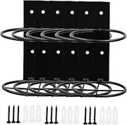 Elegant Wine Storage 6pcs Wall-mounted Wine Racks Compact Design Construction
