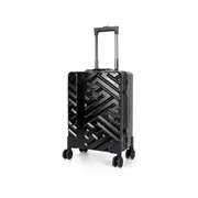 Swiss Aluminum Luggage Suitcase with TSA locker Carry On HardCase 20"- Black