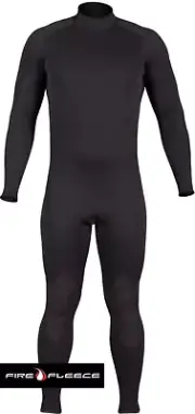 Henderson Aquatics UST875MB 7/5MM Fire Fleece Jumpsuit, Black, XX-Large, NIP