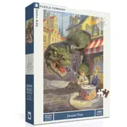 New York Puzzle Company 1000 Piece Puzzle Jurassic Paris