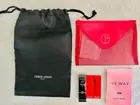 Authentic Armani Cosmetic Makeup Pouch Bag + Lip Maestro 400 + My Way Intense