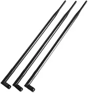 10dBi 2.4GHz 5GHz WiFi Booster Omni Directional Antenna RP-SMA for Wireless Router Network Devices PC Security Cameras Outdoor Internet Extender USB Adapter Card