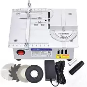 Compact Mini Table Saw with HSS Circular Blade - Perfect for Wood and Plastic