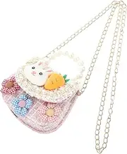 [TOVINANNA] Cute Flower Crossbody Bag for Portable Shoulder Purse Carrot Lightweight Design for Everyday Use Birthday Present for Young