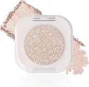 DAGEDA Single Shimmer Eyeshadow,Smooth,High-Pigment Eye Shadow, Sparkly Glitter Eyeshadow Makeup,Long wear Shimmer Finish Sparkly Eye Makeup(Moonlight)
