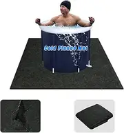 Ice Bath Mat, 50 x 70 Inch Cold Plunge Mat for Tub, Accessories and Floor Mat