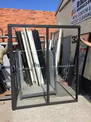 2100h x 2170w NEW Sliding Door Monument Grey SF or FS Single Glazed IN STOCK