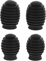 Milisten 4pcs Drumstick Caps Mute Silicone Protectors for Quiet Practice Durable Drumstick Head Covers for Drummers for Use and Damage Prevention