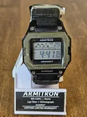 Armitron 40/8461DGNWM NEW Mens Watch Water Resistant Chronograph Digital NEW