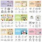 40 sheets Multi Theme Coloring Book Graffiti Doodles Book Children