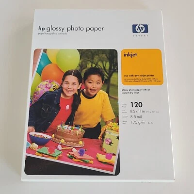 HP Glossy Photo Paper Inkjet 120 Sheets. 2003 Q2548A New SEALED
