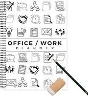 yupeuooe Daily Planner Notebook - Day Agenda Planner Task Notebook,Monthly Daily Organization Notes Journal for Teens Teachers Students Women Entrepreneur Men