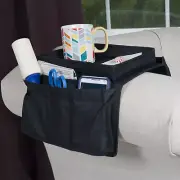 Trademark 6 Pocket Arm Rest Organizer w/ Table-Top Chair Couch Remote Holder