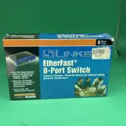 Linksys EZXS88W 10/100 Mbps 8-port Work Group Switch New Sealed In Box Cisco