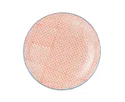 Nicola Spring Patterned Dinner Plate - 26cm - Orange Print Design