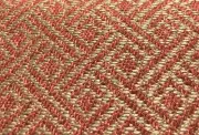 GP & J Baker Lee Jofa Geometric Upholstery Fabric- Easton Red 2.70 yds BF10391.8