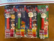 9 Different santa pez dispensers