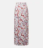 [Posse] Posse Emma floral linen maxi skirt UK 6 multicoloured